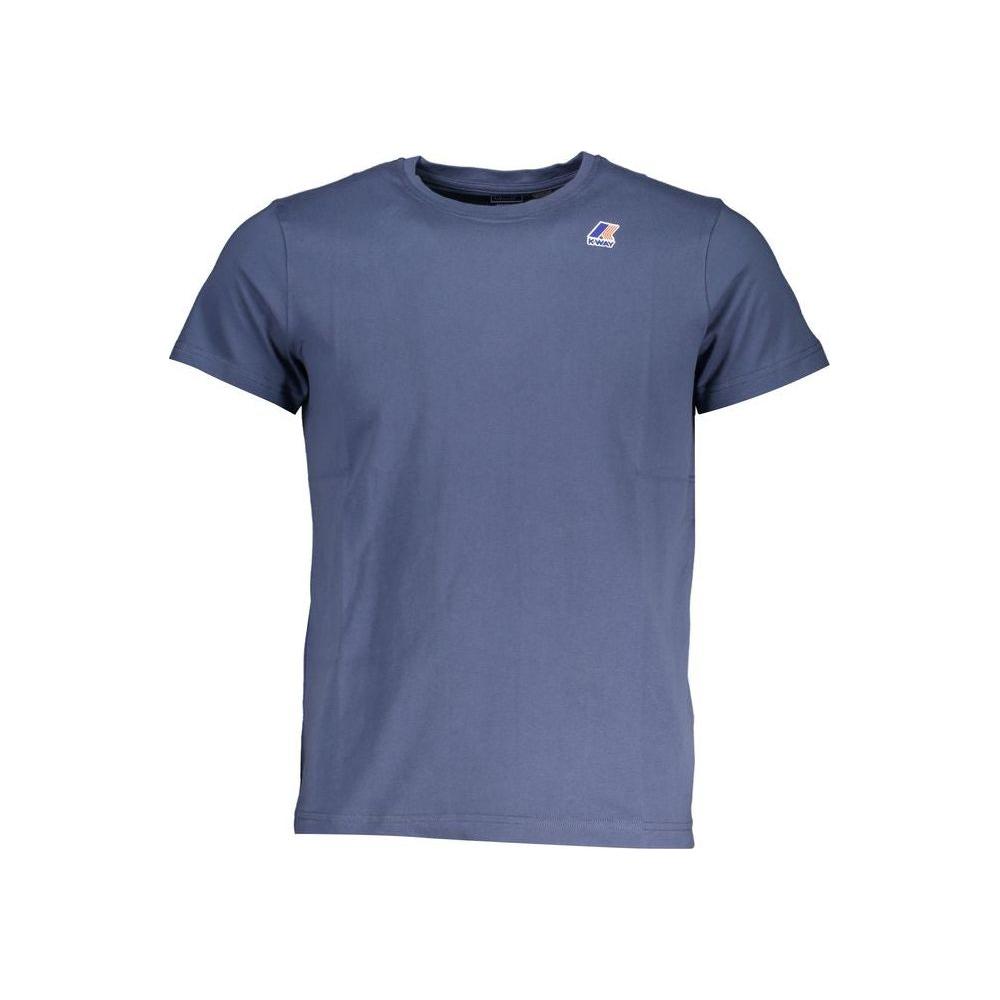 K-WAY Blue Cotton T-Shirt K-WAY