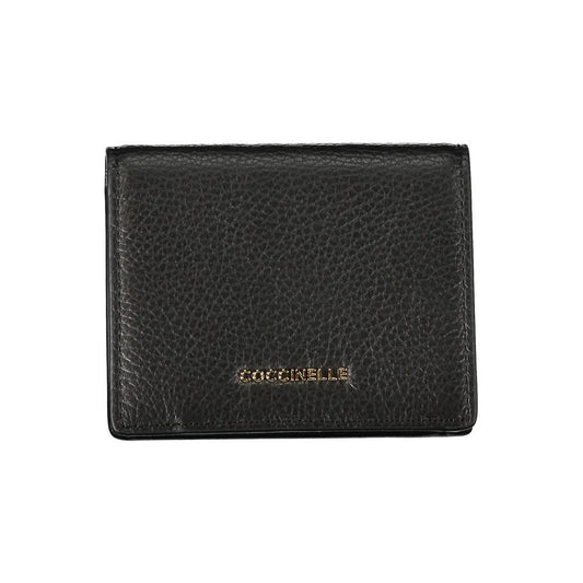 Coccinelle Black Leather Wallet Coccinelle