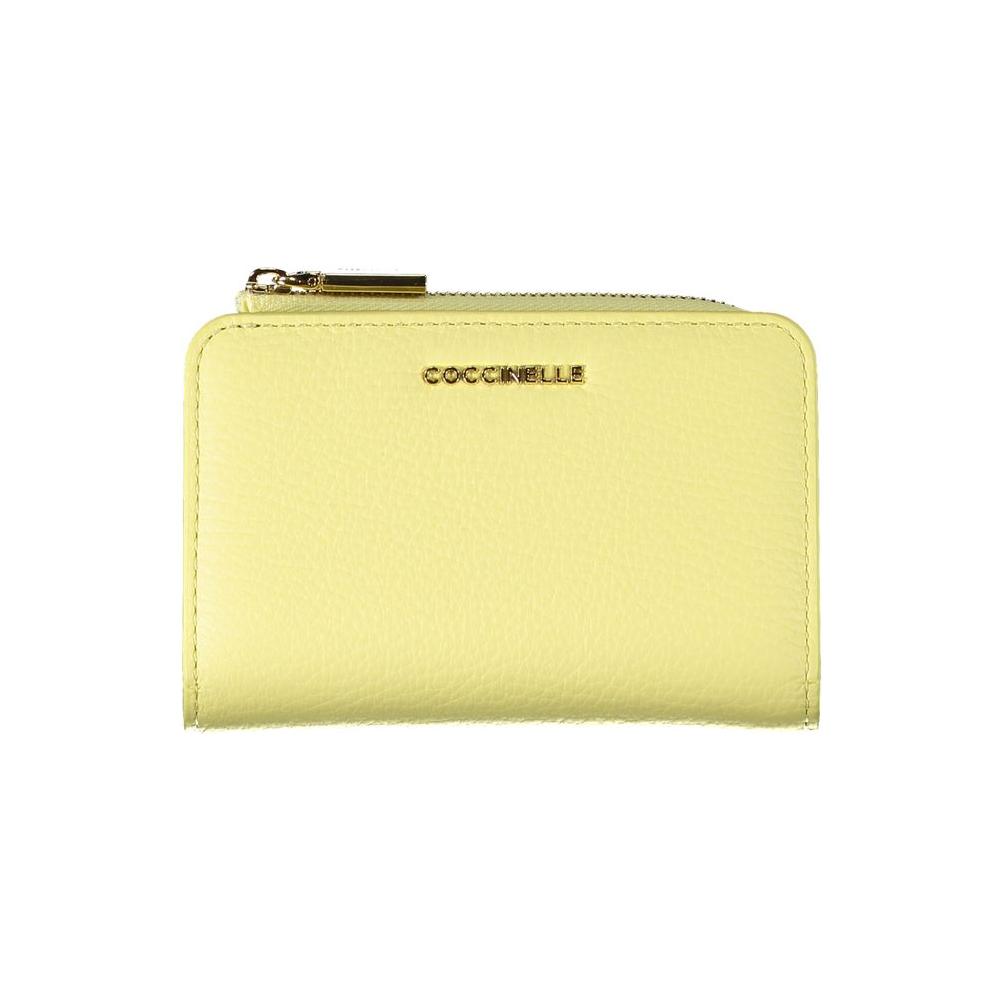 Coccinelle Yellow Leather Wallet Coccinelle