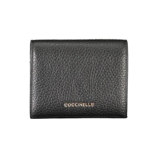 Coccinelle Black Leather Wallet Coccinelle