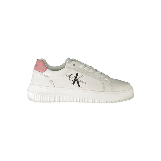 Calvin Klein White Polyester Sneaker Calvin Klein