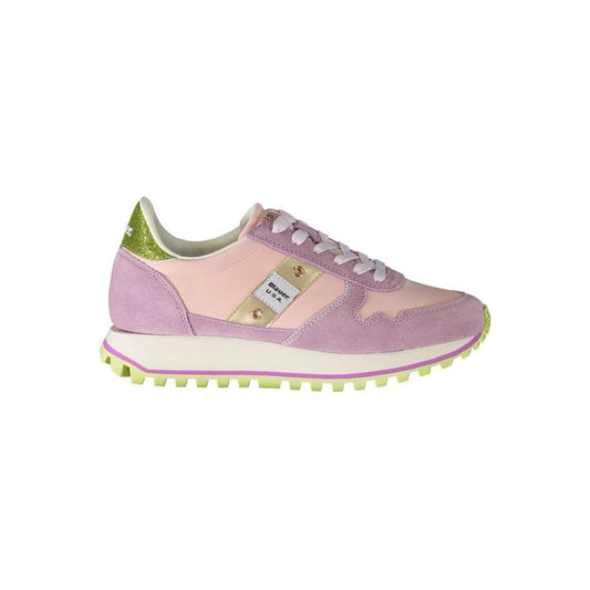 Blauer Pink Polyester Sneaker Blauer