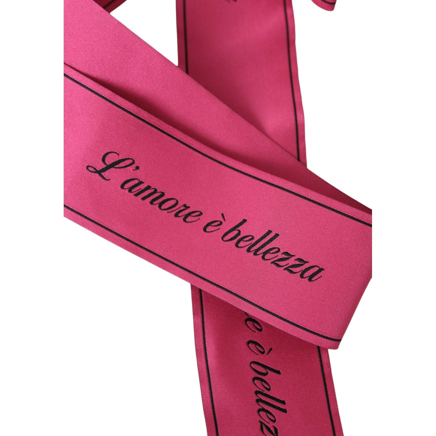 دولتشي آند غابانا حزام الخصر الوردي لامور إيبيليزا