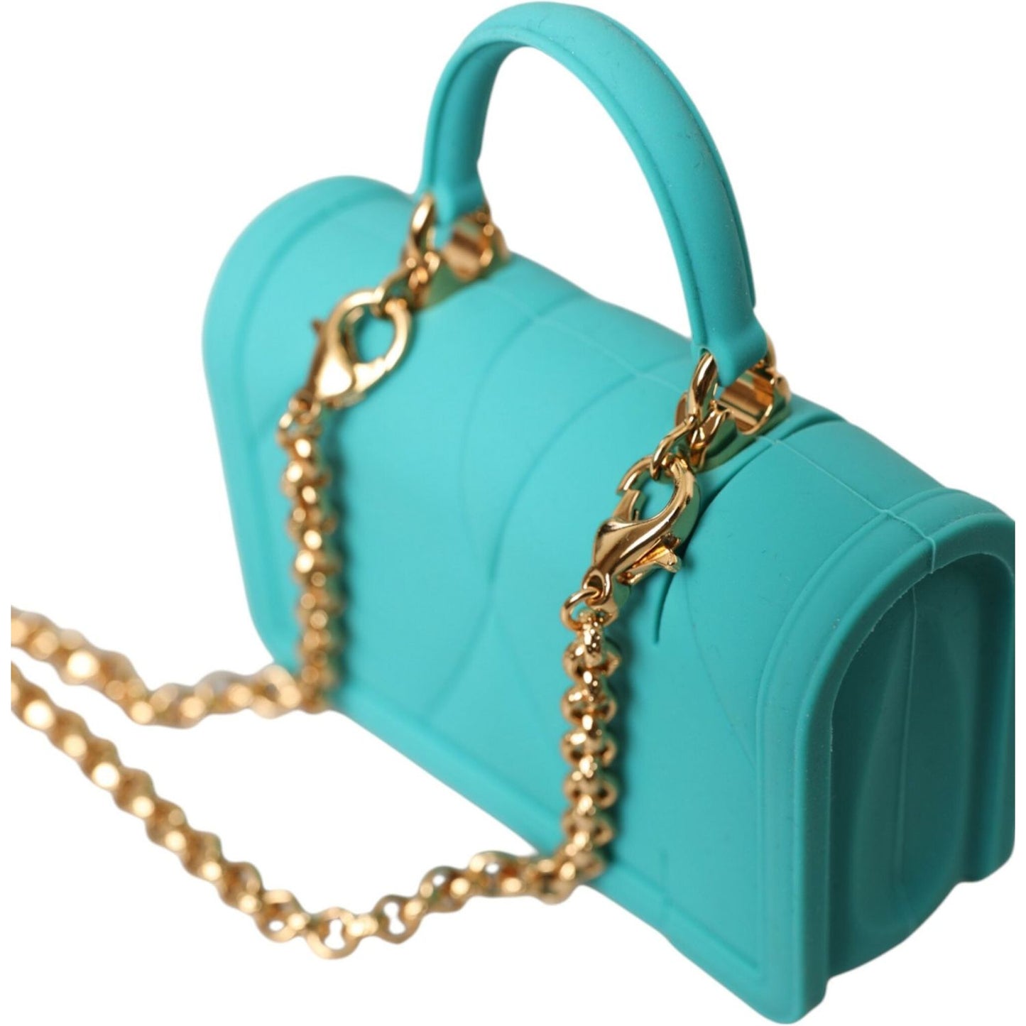 Dolce & Gabbana Turquoise Silicone Devotion Heart Cover Bag Airpods Case Dolce & Gabbana