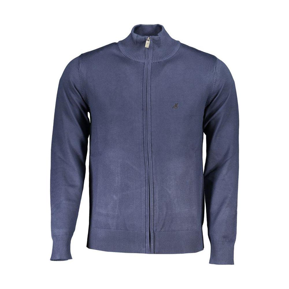 U.S. Grand Polo Blue Nylon Sweater U.S. Grand Polo