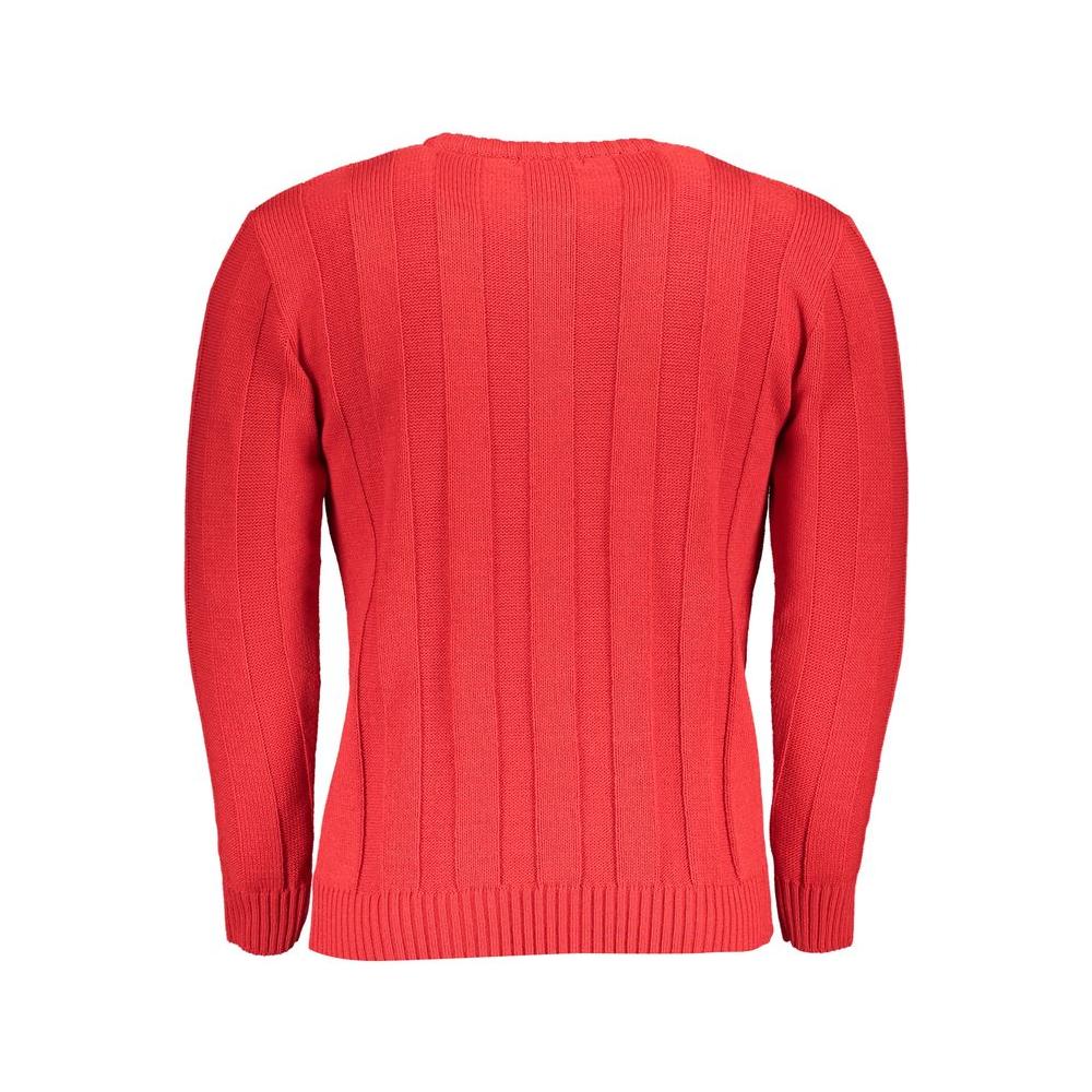 U.S. Grand Polo Red Fabric Sweater U.S. Grand Polo