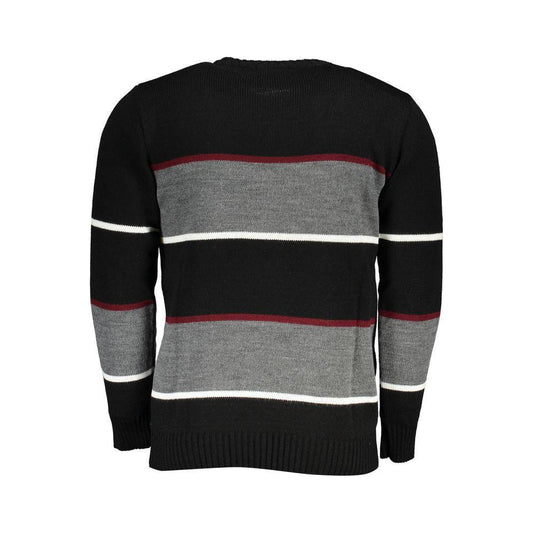 U.S. Grand Polo Black Fabric Sweater U.S. Grand Polo