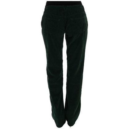 Dolce & Gabbana Green Cotton Corduroys Jeans 1728,3% Elastane,67345645728,Clothing,Dolce & Gabbana,Green,Jeans & Pants - Women - Clothing,Jeans Denim - Clothing,Material: 97% Cotton,New with tags,Straight-Leg Jeans - Jeans Denim - Clothing,W24,Women,Women