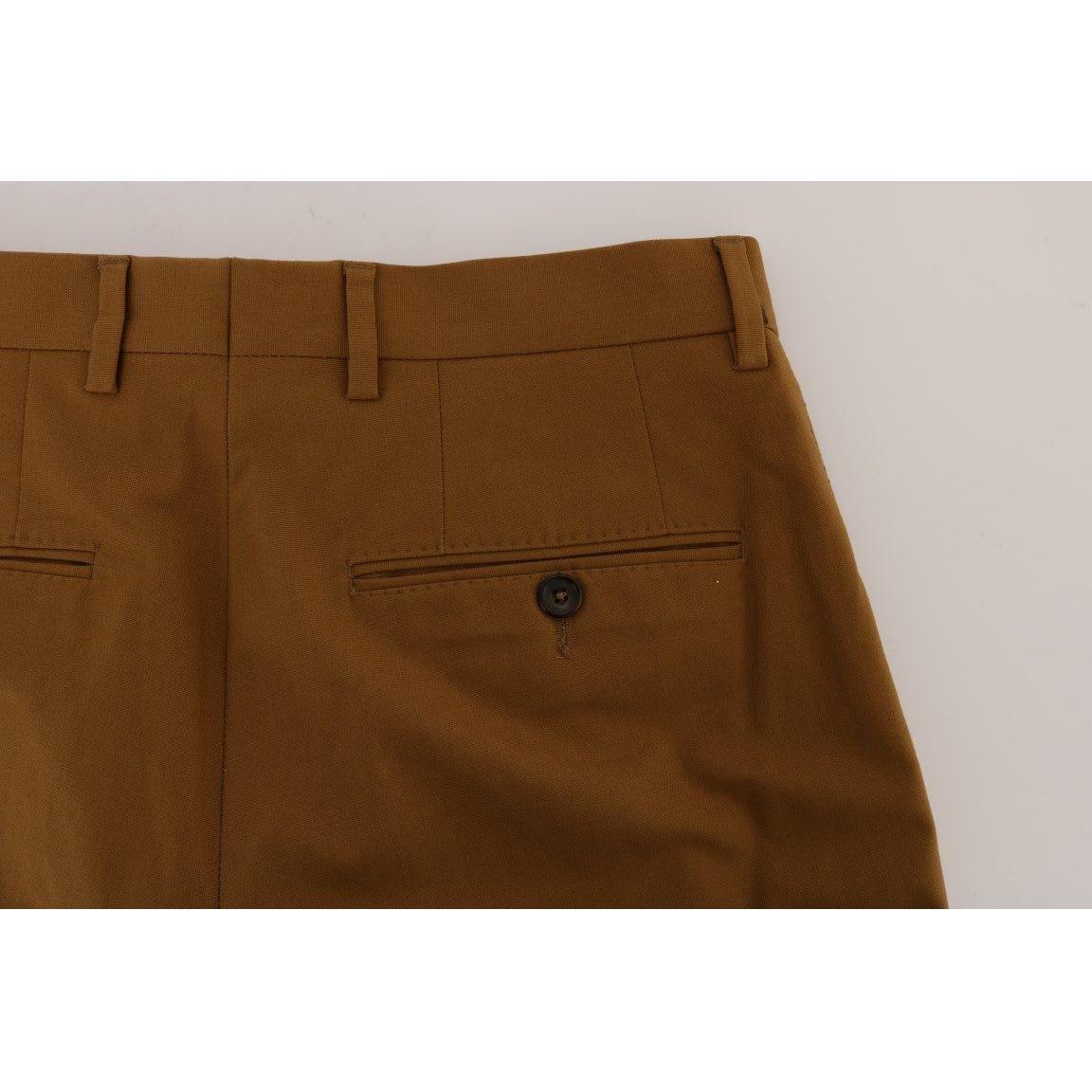 Dolce & Gabbana Brown Stretch Cotton Pants 1728,3% Elastan,67345645728,Brown,Casual Pants - Pants - Clothing,Clothing,Dolce & Gabbana,IT44 | XS,IT48 | M,Jeans & Pants - Men - Clothing,Material: 97% Cotton,Men,Men - Clothing,New with tags,Pants - Clothing