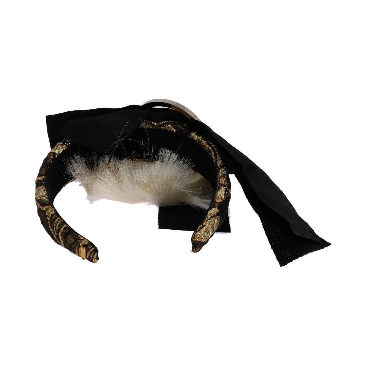 عصابة رأس أنيقة مرصعة بالكريستال من دولتشي آند غابانا