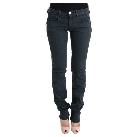 Costume National Gray Cotton Superslim Denim Jeans 1728,2% Elastane,67345645728,Clothing,Costume National,Gray,Jeans & Pants - Women - Clothing,Jeans Denim - Clothing,Material: 98% Cotton,New with tags,Slim Fit Jeans - Jeans Denim - Clothing,W26,W27,W28,W