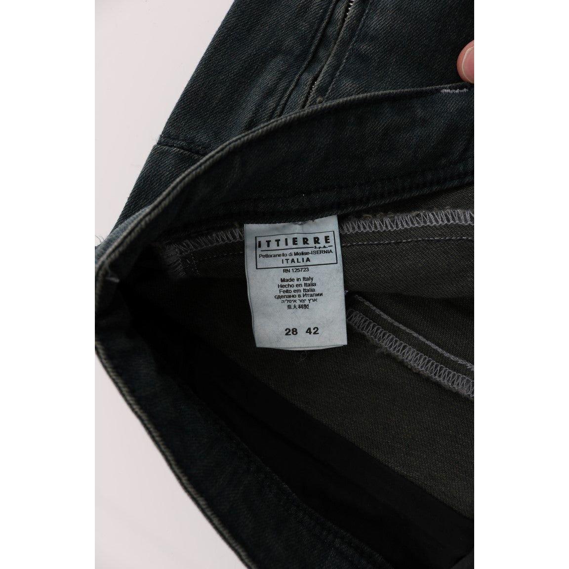 Costume National Gray Cotton Superslim Denim Jeans 1728,2% Elastane,67345645728,Clothing,Costume National,Gray,Jeans & Pants - Women - Clothing,Jeans Denim - Clothing,Material: 98% Cotton,New with tags,Slim Fit Jeans - Jeans Denim - Clothing,W26,W27,W28,W