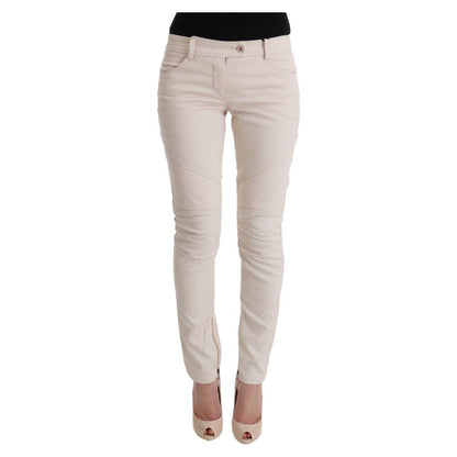 Ermanno Scervino White Slim Fit Casual Jeans 1728,67345645728,Clothing,Ermanno Scervino,IT40|S,IT44|L,Jeans & Pants - Women - Clothing,Jeans Denim - Clothing,Material: 100% Cotton,New with tags,Slim Fit Jeans - Jeans Denim - Clothing,White,Women,Women - C