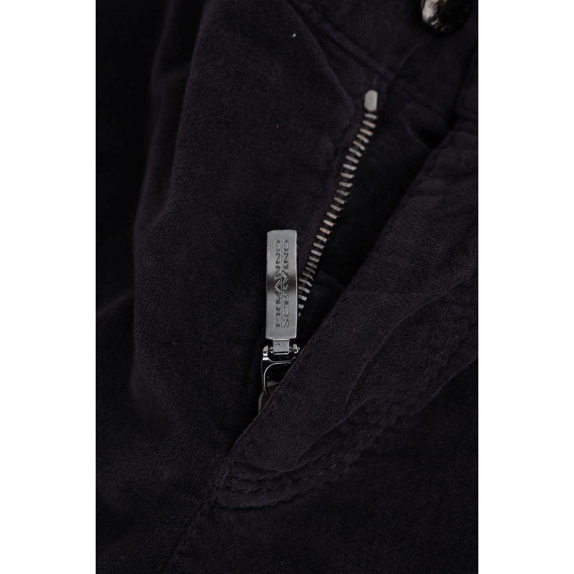 Ermanno Scervino Brown Cotton Cropped Casual Pants 1728,67345645728,Brown,Casual Pants - Pants - Clothing,Clothing,Ermanno Scervino,IT40|S,IT42|M,IT46|XL,Jeans & Pants - Women - Clothing,Material: 100% Cotton,New with tags,Pants - Clothing,Women,Women - C