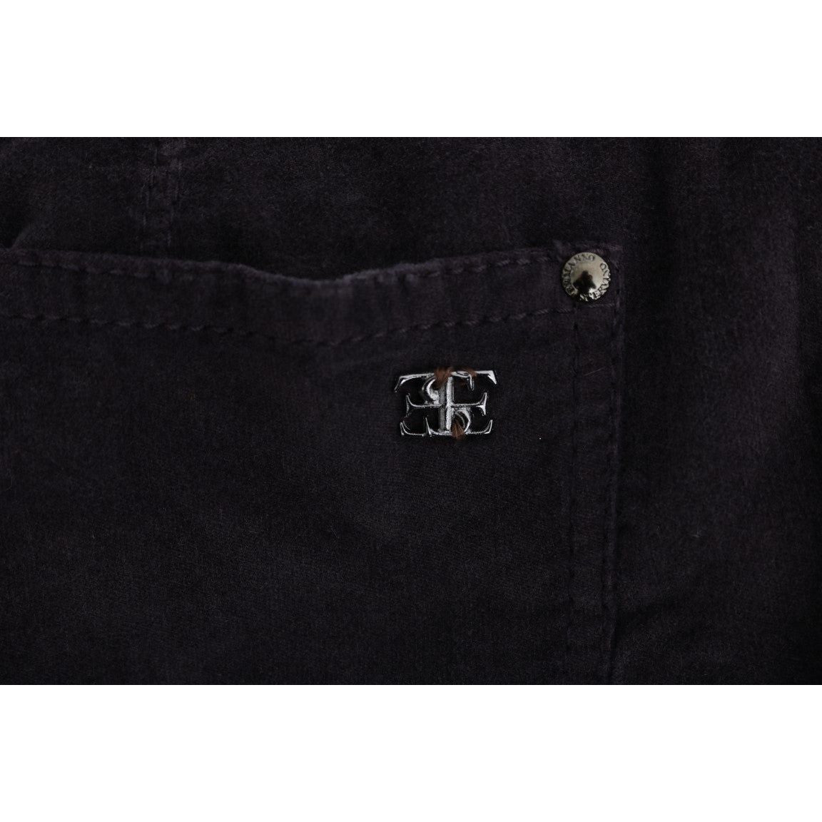 Ermanno Scervino Brown Cotton Cropped Casual Pants 1728,67345645728,Brown,Casual Pants - Pants - Clothing,Clothing,Ermanno Scervino,IT40|S,IT42|M,IT46|XL,Jeans & Pants - Women - Clothing,Material: 100% Cotton,New with tags,Pants - Clothing,Women,Women - C