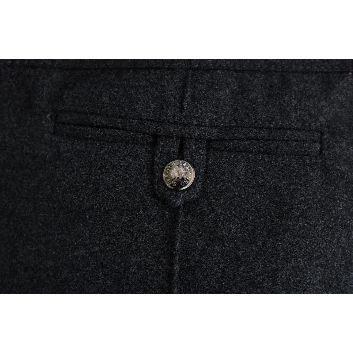 Ermanno Scervino Gray Virgin Wool Skinny Casual Pants 1728,19% PA,2% Elastane,67345645728,Casual Pants - Pants - Clothing,Clothing,Ermanno Scervino,Gray,IT42|M,IT44|L,Jeans & Pants - Women - Clothing,Material: 79% Virgin wool,New with tags,Pants - Clothin