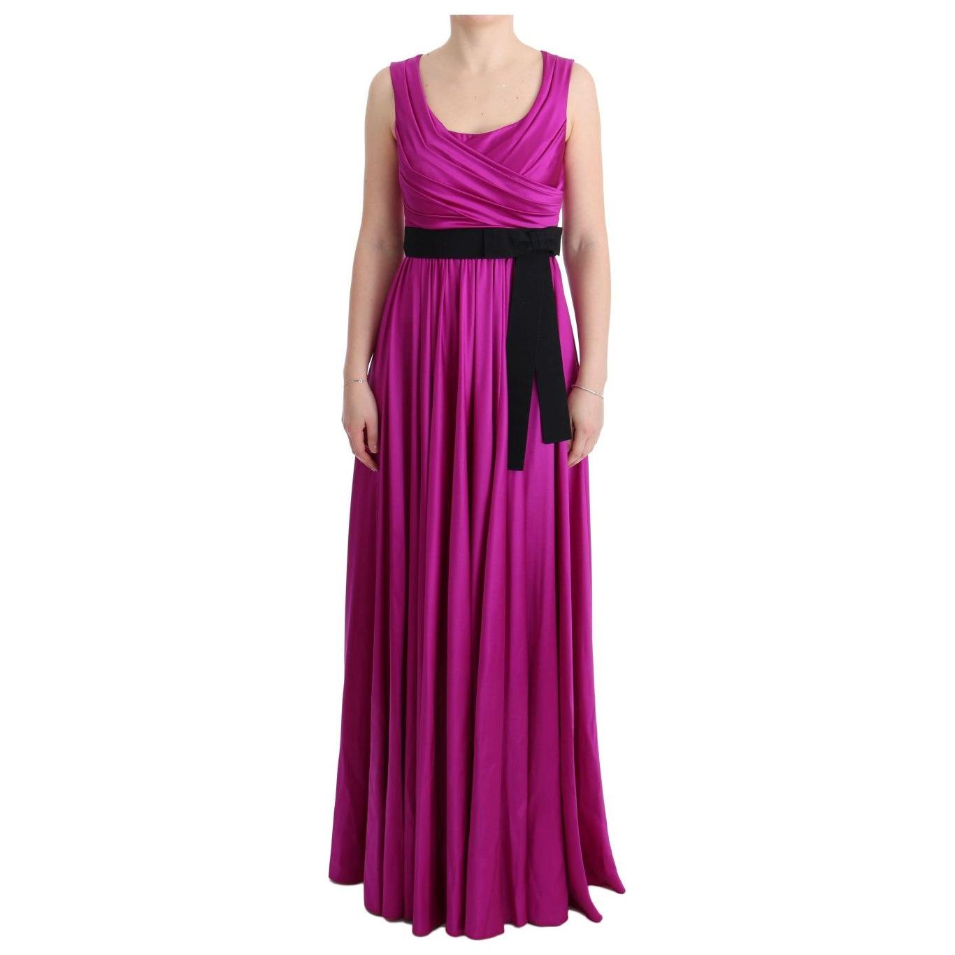 Dolce & Gabbana Pink Silk Stretch Shift Long Dress 1728,4% Acetate,4% Elastane,67345645728,8% Cotton,Clothing,Dolce & Gabbana,Dresses - Clothing,Dresses - Women - Clothing,IT40|S,Long - Dresses - Clothing,Material: 86% Silk,New with tags,Pink,Sleeveless -