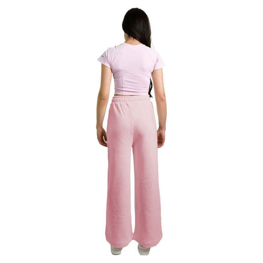 Hinnominate Chic Pink Palazzo Pants with Drawstring Hinnominate