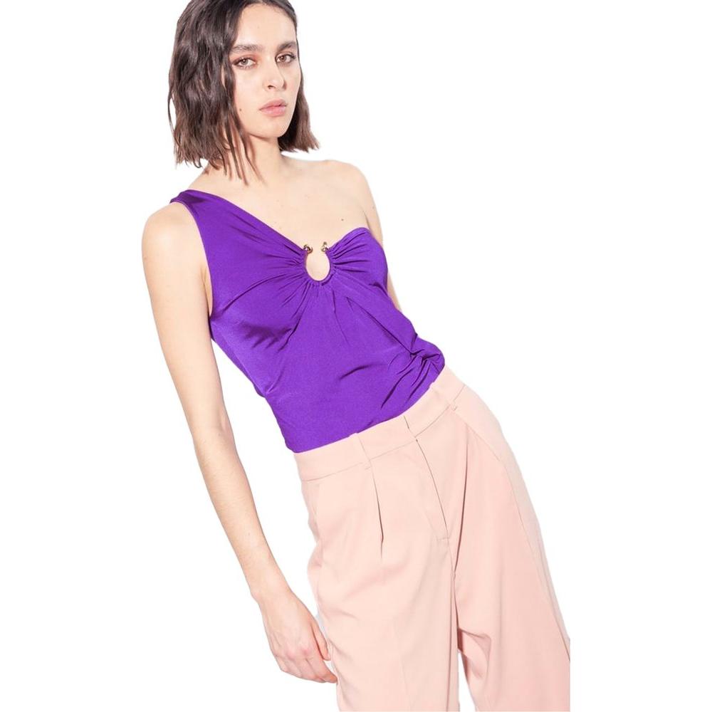 PINKO Purple Nylon Tops & T-Shirt PINKO