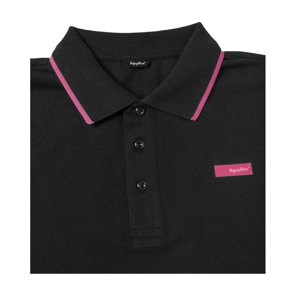 Refrigiwear Elegant Cotton Polo with Contrast Details Refrigiwear