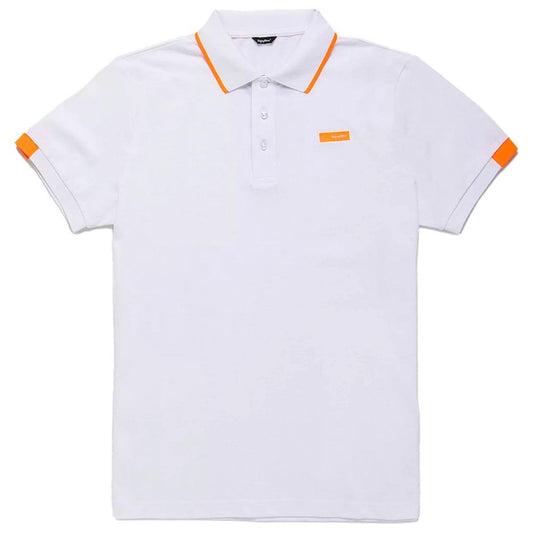 Refrigiwear Elegant Contrasting Collar Polo Shirt Refrigiwear