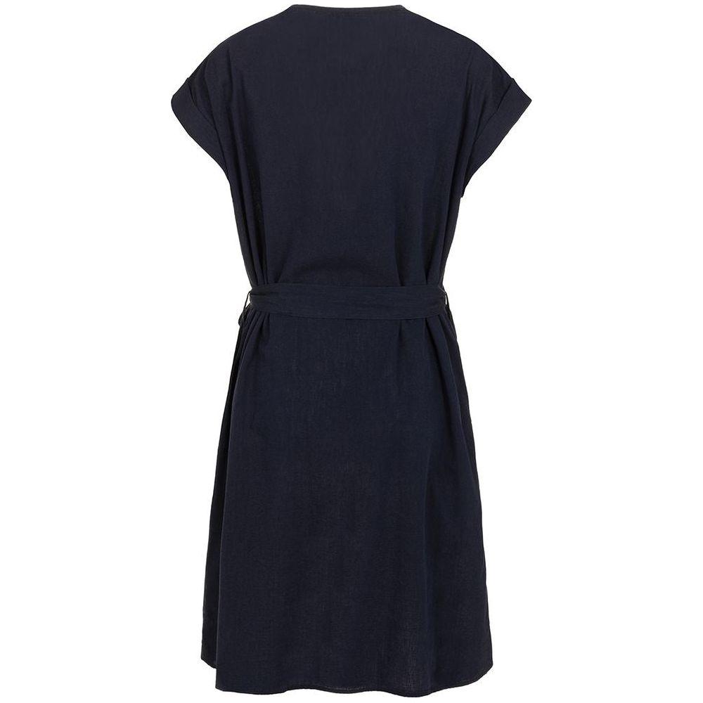 Fred Mello Blue Cotton Women Dress Fred Mello