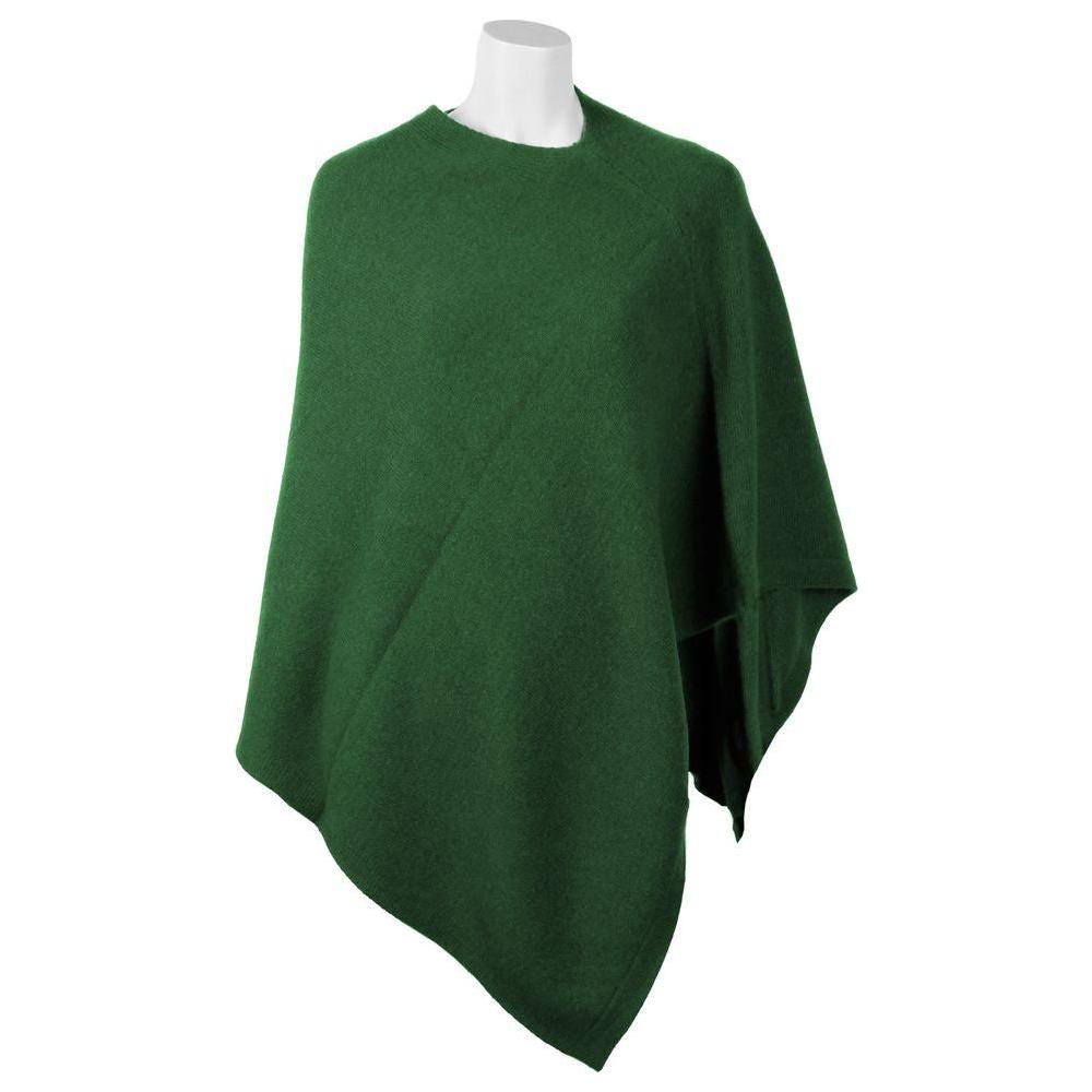 Emilio Romanelli Exquisite Cashmere V-Neck Poncho Emilio Romanelli