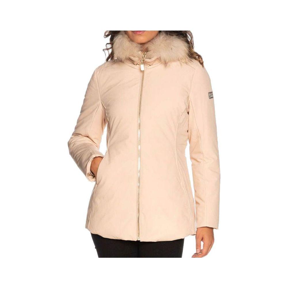 Yes Zee Chic High-Collar Hooded Women's Jacket with Fur Yes Zee