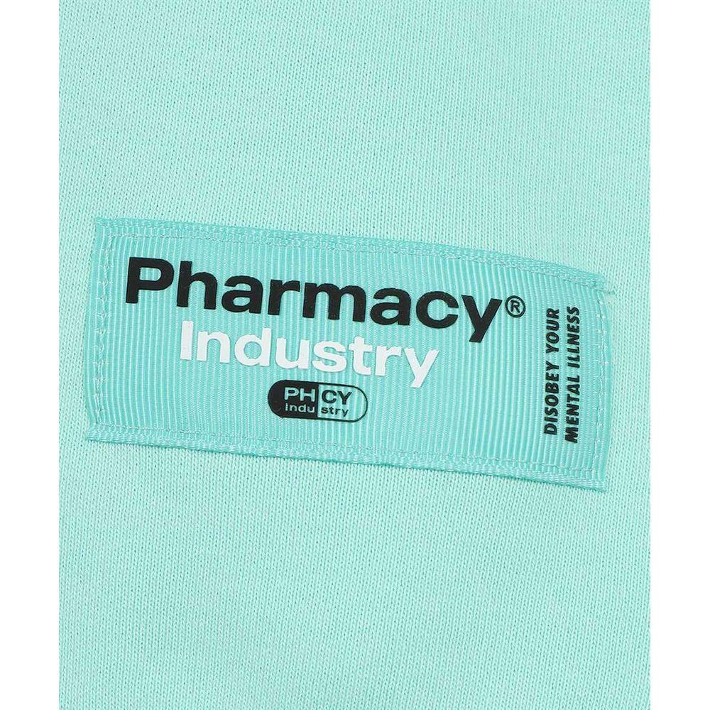 Pharmacy Industry Chic Urban Hooded Green Sweater with Zip Closure Pharmacy Industry