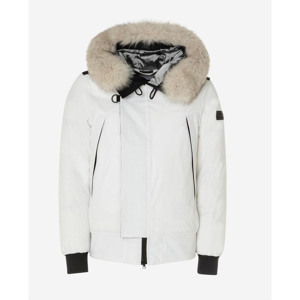 Peuterey Elegant Four-Pocket Jacket with Genuine Fox Fur Hood MAN COATS & JACKETS Peuterey