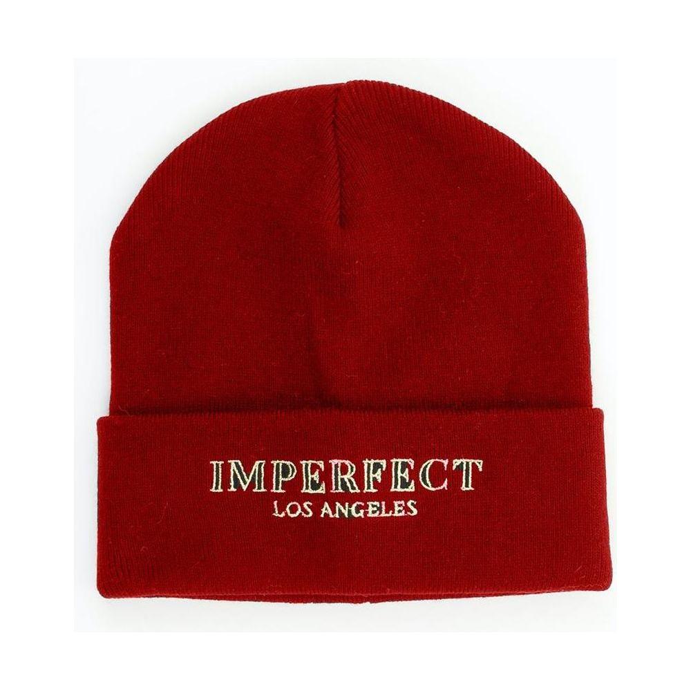 Imperfect "Red Acrylic Women Hat" Imperfect