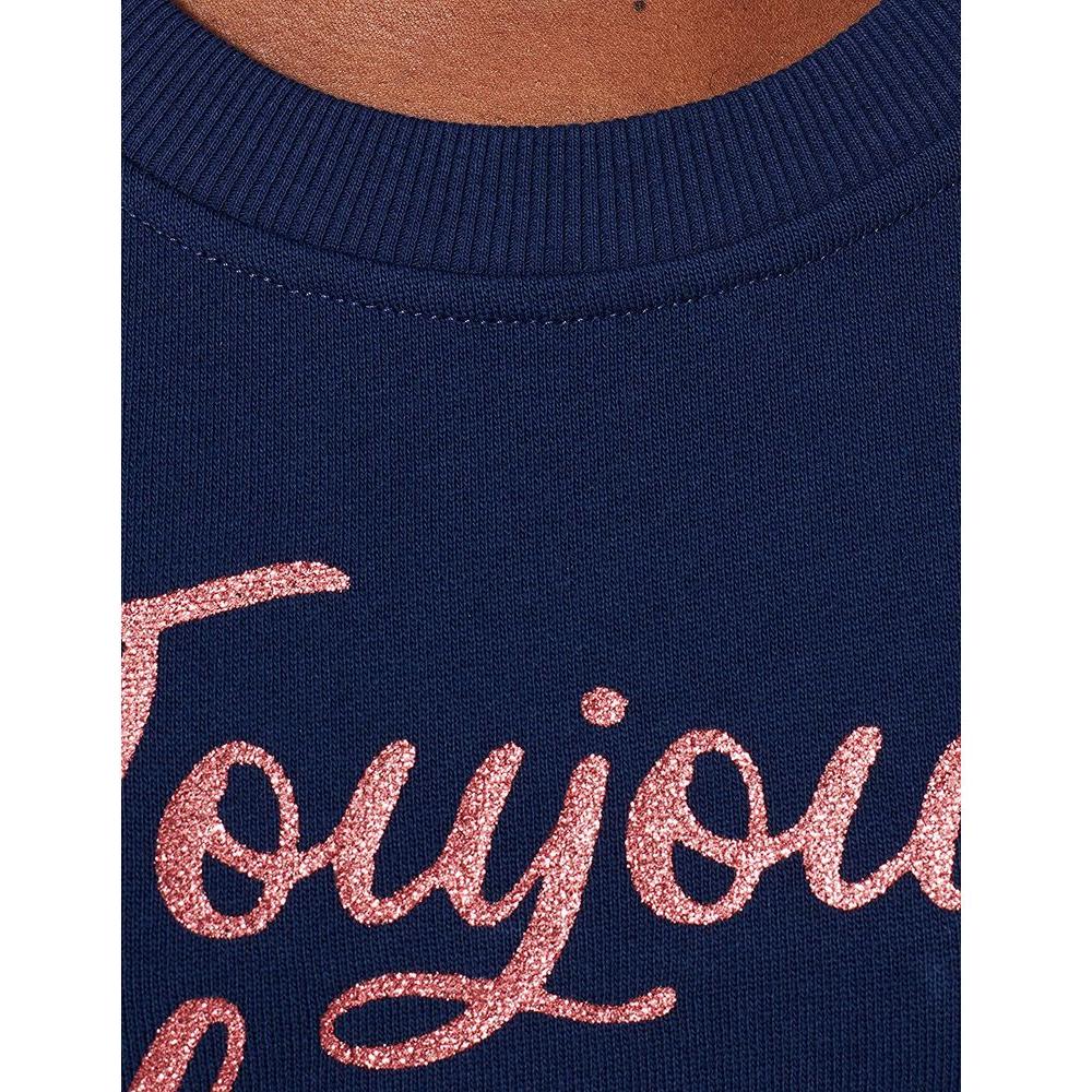 Love Moschino Blue Cotton Women Sweater Love Moschino