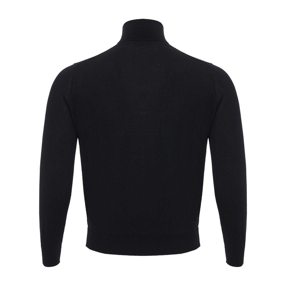 Colombo Italian Cashmere Luxury Black Sweater Colombo