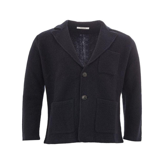 KANGRA Elegant Woolen Blue Jacket for Men KANGRA