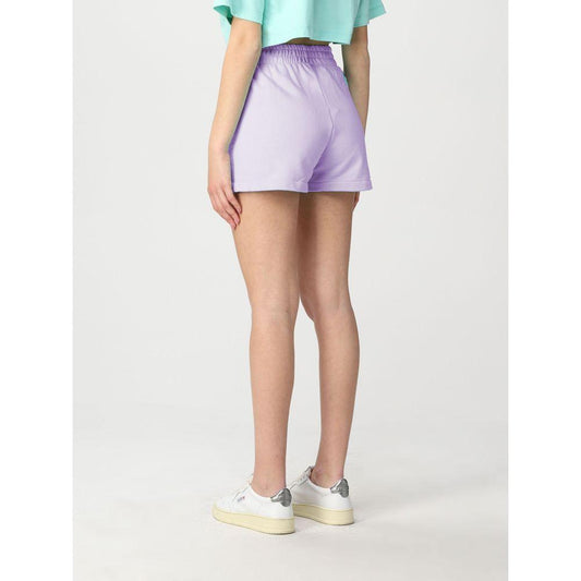 Pharmacy Industry Chic Purple Cotton Shorts Pharmacy Industry