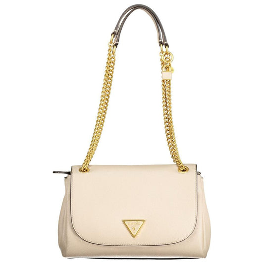 Guess Jeans Beige Polyethylene Handbag Guess Jeans