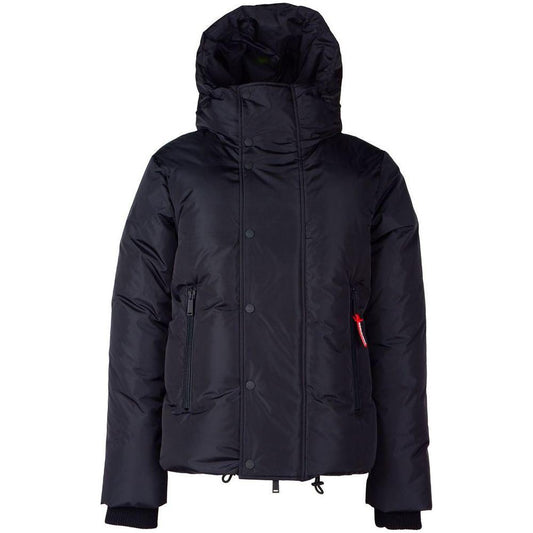 Dsquared² Black Nylon Men Jacket Dsquared²