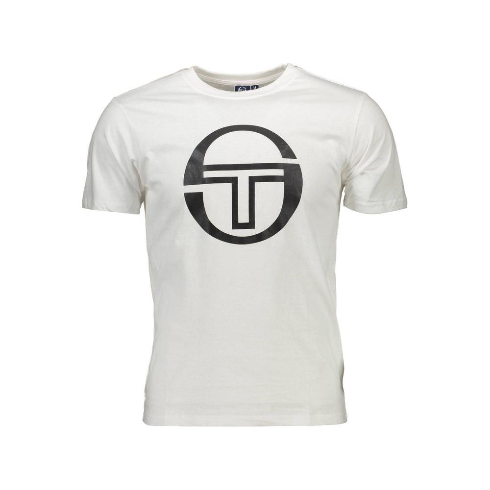 Sergio Tacchini White Cotton T-Shirt Sergio Tacchini