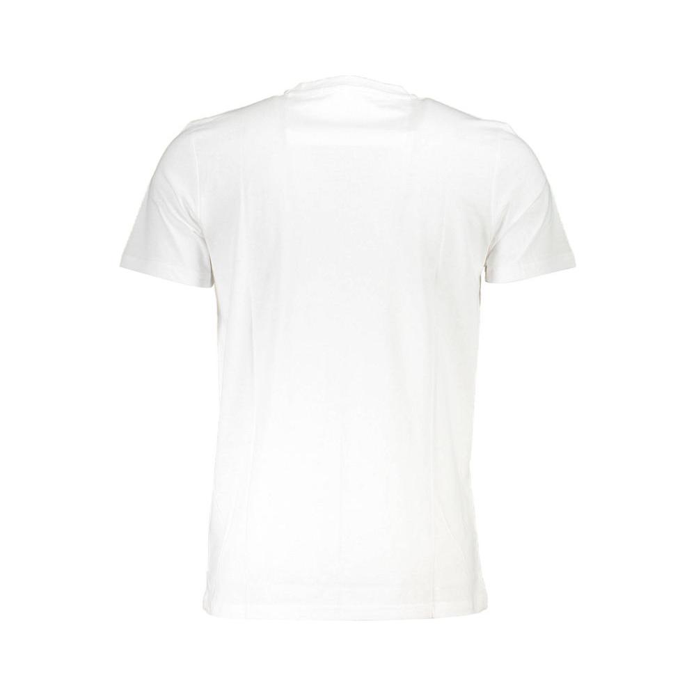 Cavalli Class White Cotton T-Shirt Cavalli Class