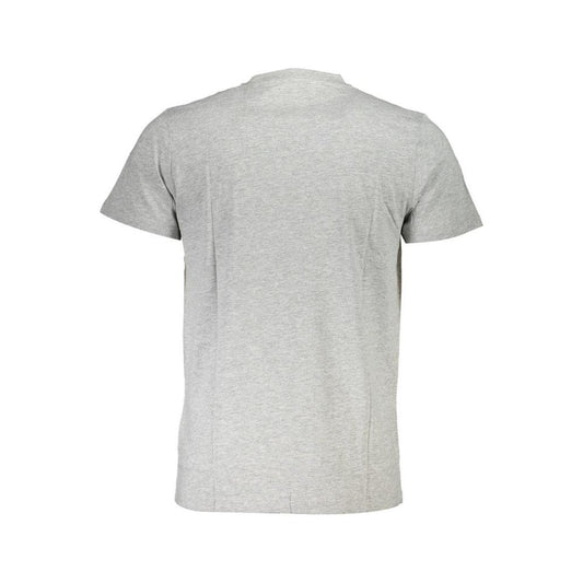 Cavalli Class Gray Cotton T-Shirt Cavalli Class