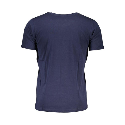 Scuola Nautica Blue Cotton T-Shirt Scuola Nautica