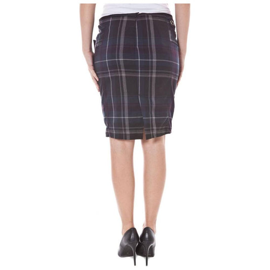 Datch Blue Polyester Skirt Datch