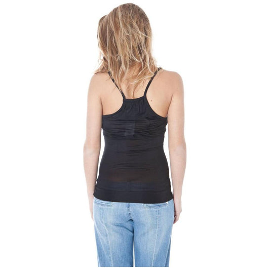 Datch Black Viscose Tops & T-Shirt Datch