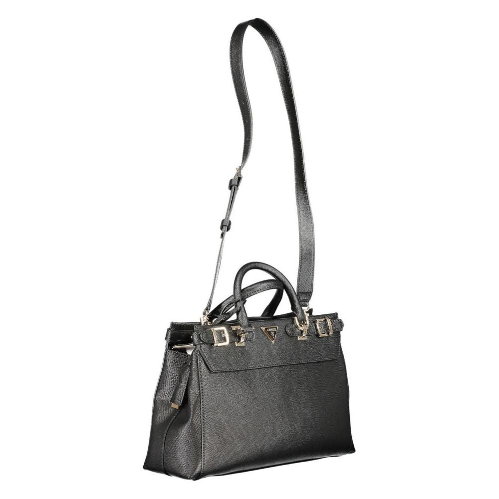 Guess Jeans Black Polyethylene Handbag Guess Jeans