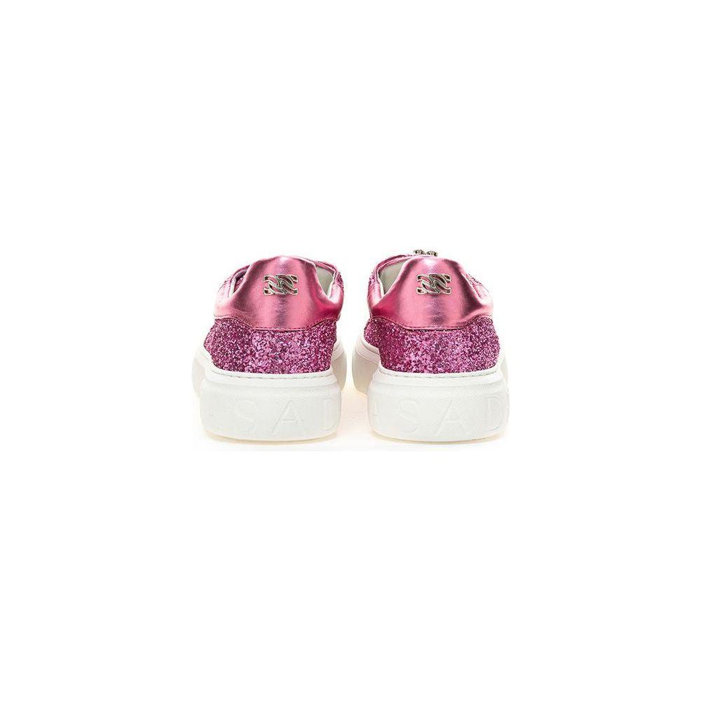 Casadei Fuchsia Leather Sneaker Casadei