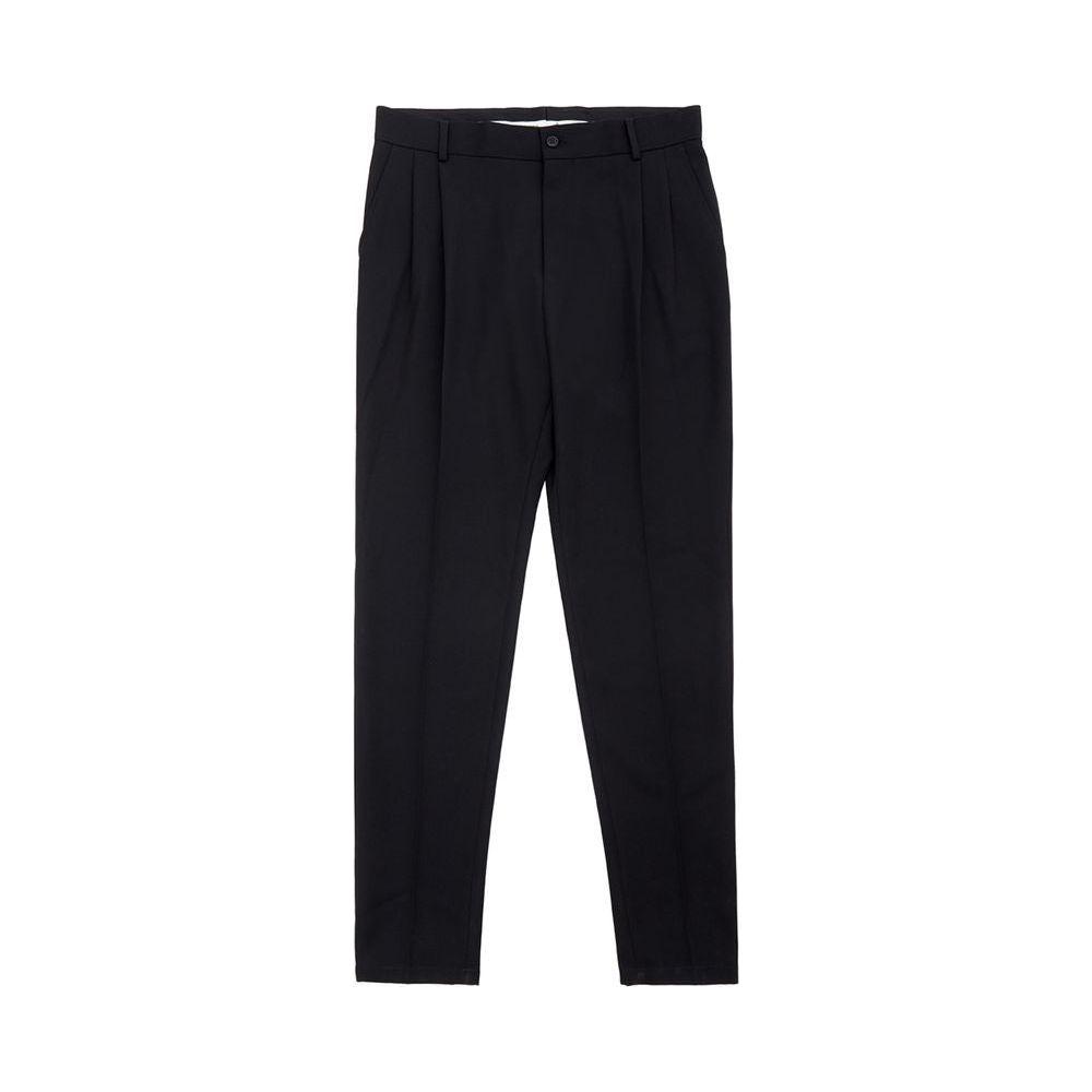 Dolce & Gabbana Elegant Polyester Black Pants for Men Dolce & Gabbana