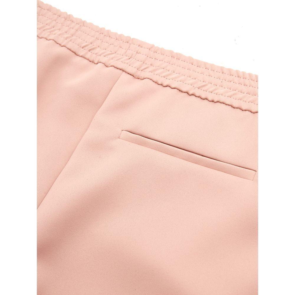 Lardini Elegant Pink Polyester Pants for Women Lardini