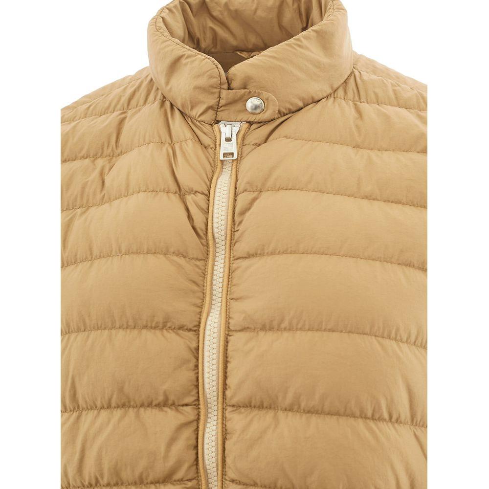 Woolrich Beige Polyamide Chic Winter Coat Woolrich