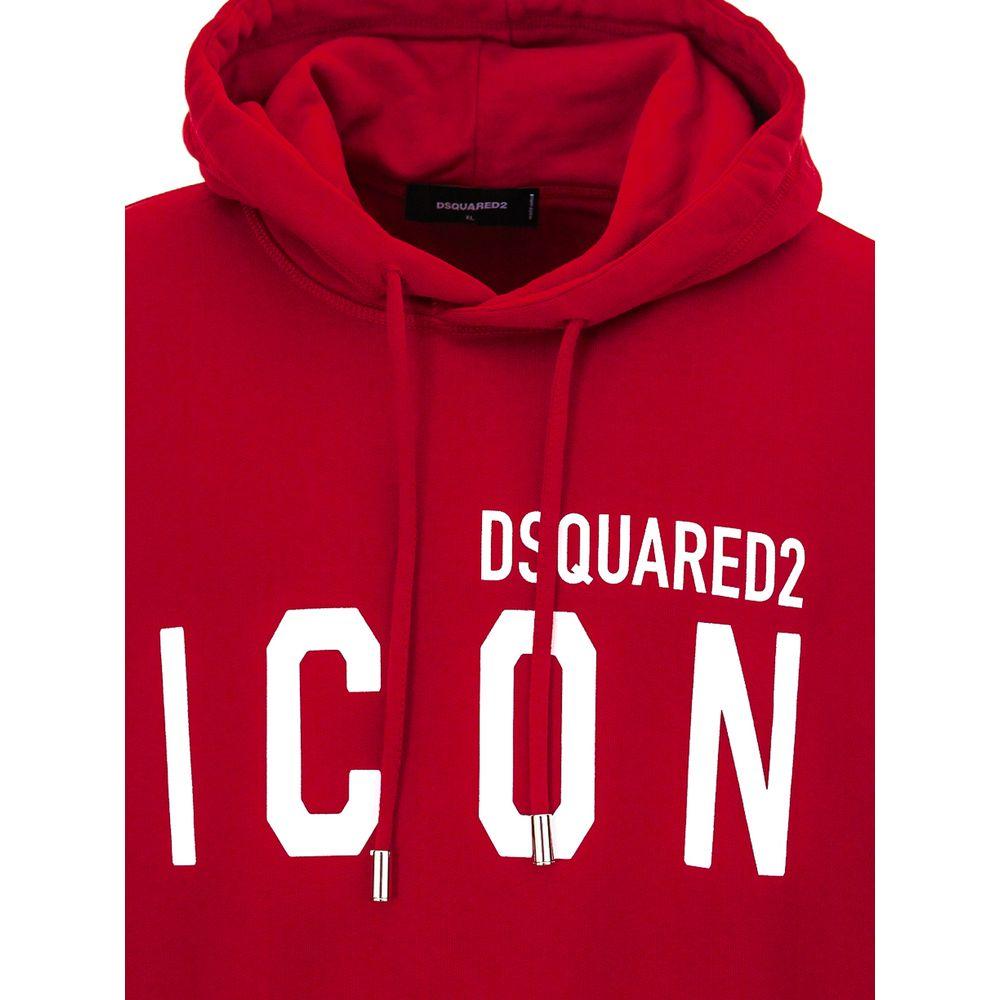 Dsquared² Red Cotton Sweater Dsquared²