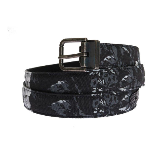 Dolce & Gabbana Elegant Floral Patterned Men's Luxury Belt Belt Dolce & Gabbana